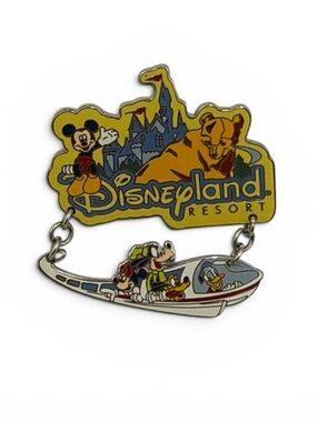 VTG Disneyland Resort Character Dangle Pin 2001